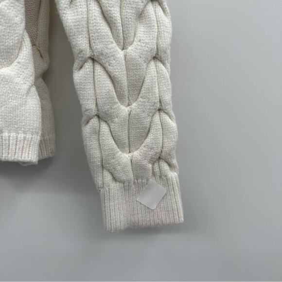 RTR Maje Marnety Button Cable Knit Long Sleeve Button Detail‎ Sweater Sz 1 (S) - Picture 13 of 16